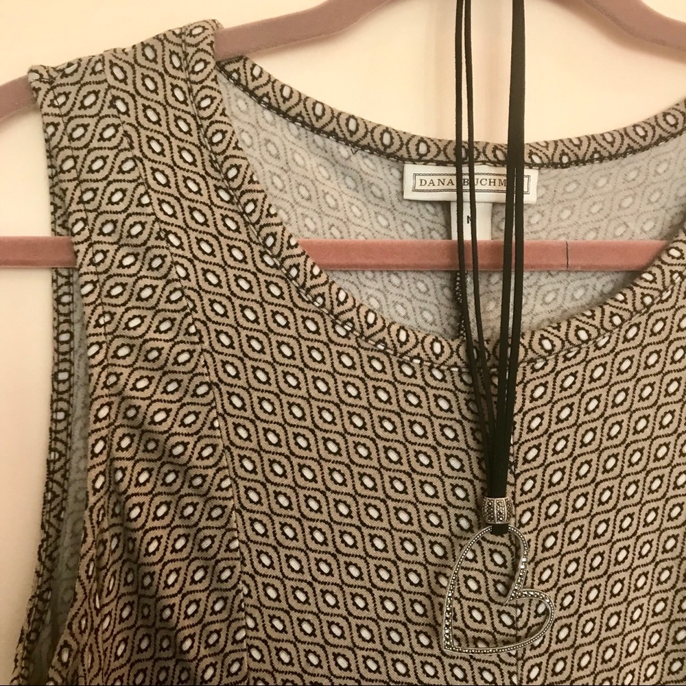 Patterned tunic shirt